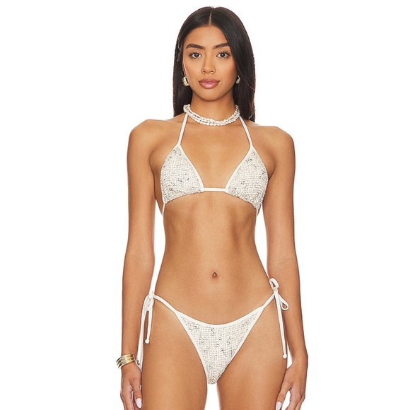 l*space Other - L*SPACE x HANNAH MONTAZAMI LEVY CROCHET BIKINI BOTTOMS NWT SIZE LARGE